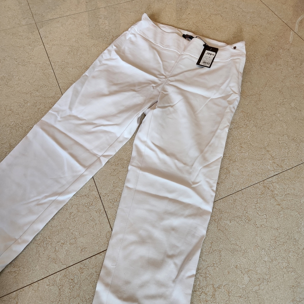 Castro Woman High Waisted White Pants Brand New
